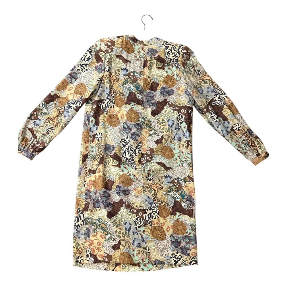 Vintage Wayne Kastning for Helga Floral Long Sleeve Dress. - Picture 2 of 5